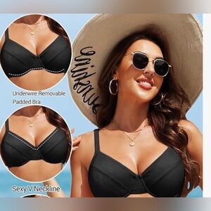 NWT-JASAMBAC
RIBBED Padded 2XL
BIKINI TOP ONLY